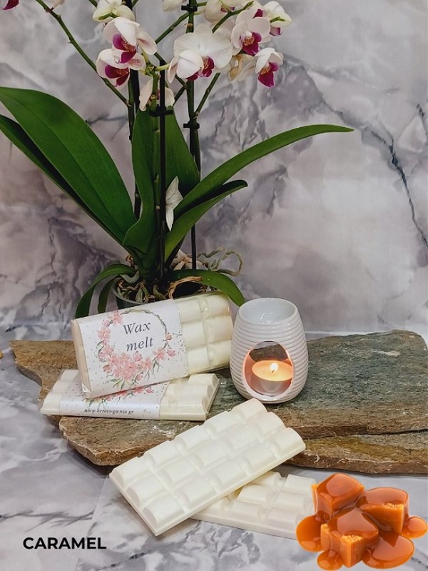 24home.gr Wax Melts Κερί Σόγιας 100gr Με Άρωμα Αλμυρής Καραμέλας 24104 - 24home.gr - 24104